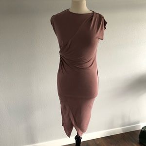 Asymmetrical soft dress